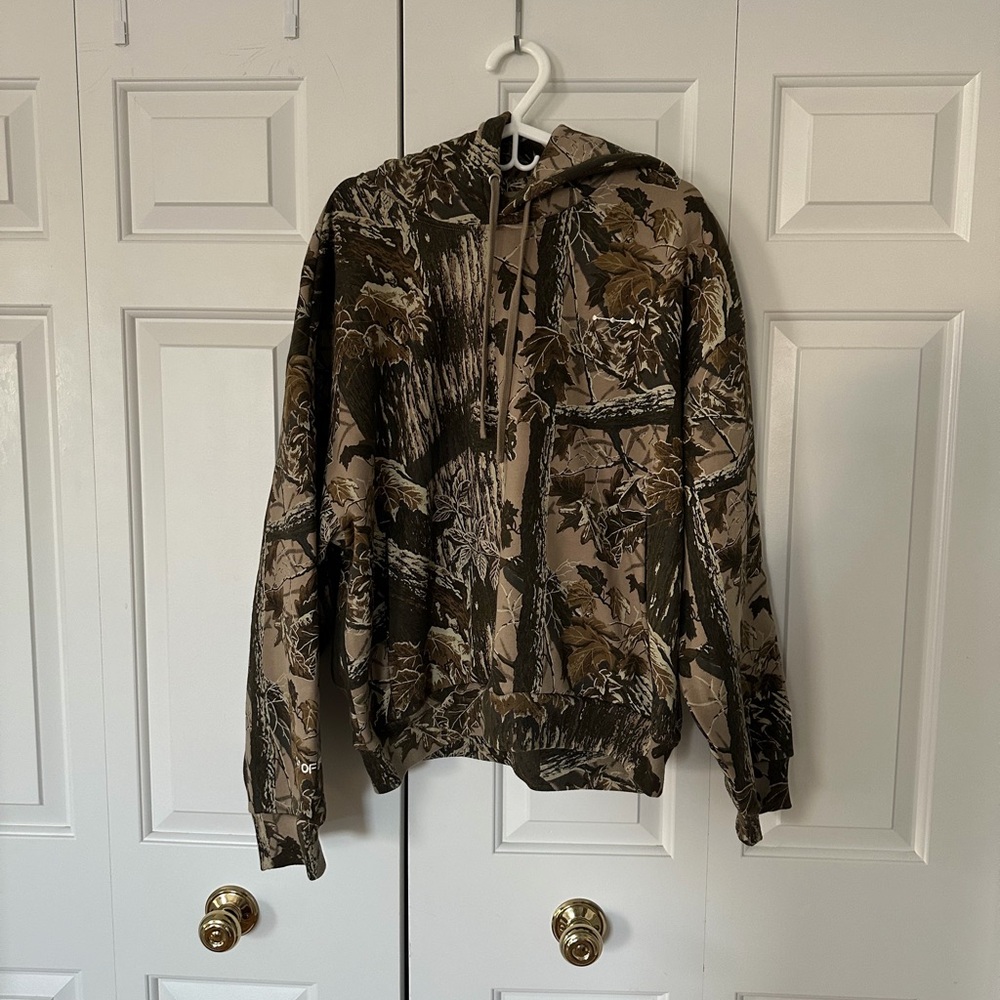SKIMS Camouflage Hoodie - Brown and Green